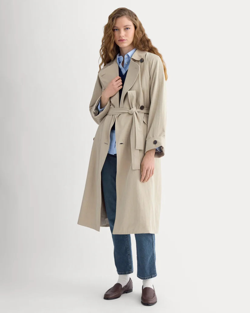 SERENOVAA  Drapey Twill Trench