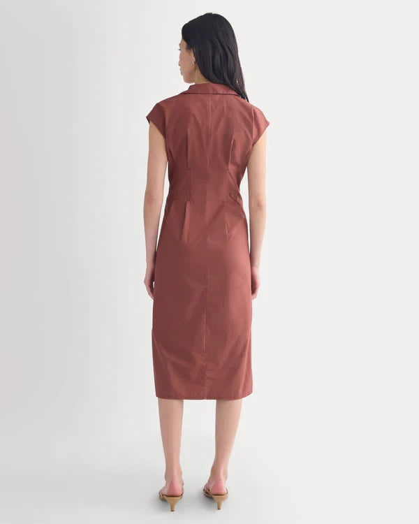 SERENOVAA  Muscle Shirtdress in Lightweight Cotton