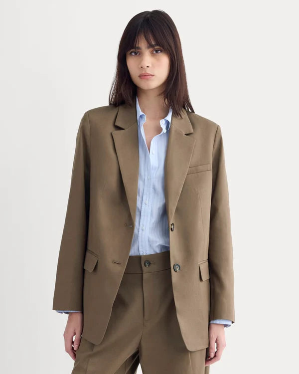 SERENOVAA  The Oversized Blazer in Buttersmooth