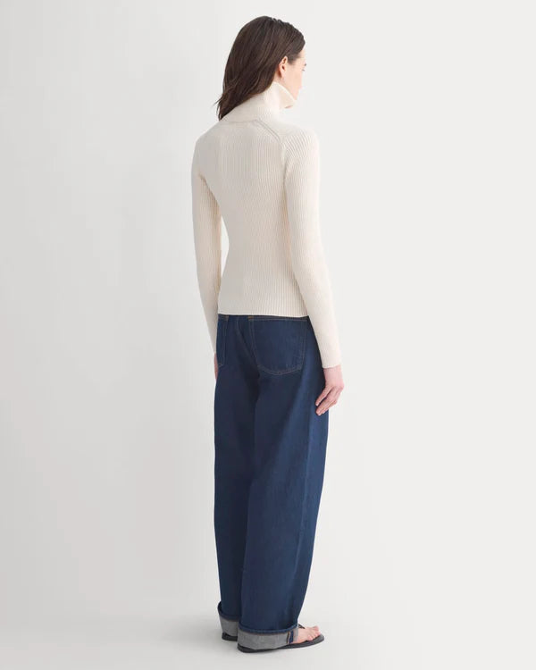 SERENOVAA  Full-Zip Ribbed Jacket in Everyday Cotton