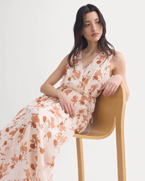 SERENOVAA  Maxi Dress in Silk Georgette