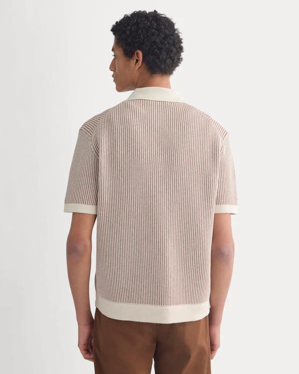 SERENOVAA  Button-Down Resort Polo