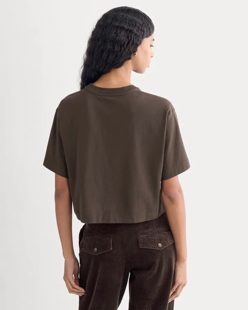 SERENOVAA  The Premium Weight Cropped Tee