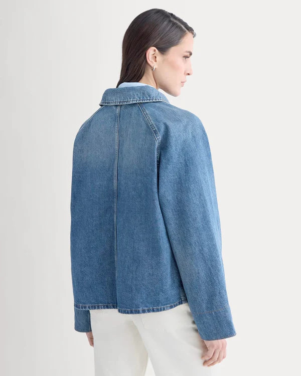 SERENOVAA  Cropped Denim Jacket