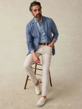 SERENOVAA  Movemen Linen Blazer - Storm Cape Windowpane