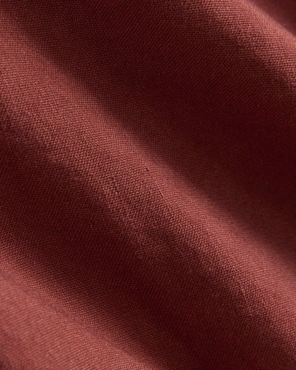 SERENOVAA  Cinched Top in Stretch Linen