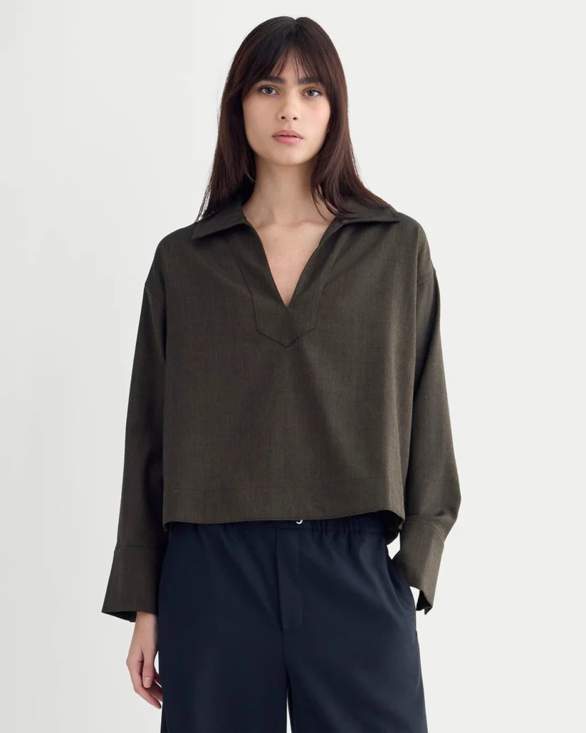 SERENOVAA Overshirt in Tailor Twill