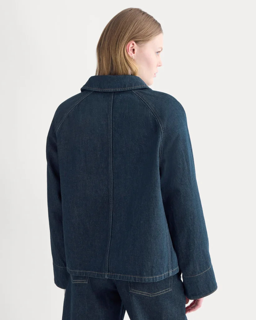 SERENOVAA  Cropped Denim Jacket