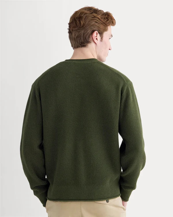 SERENOVAA  Waffle Rollneck Crew in Everyday Cotton