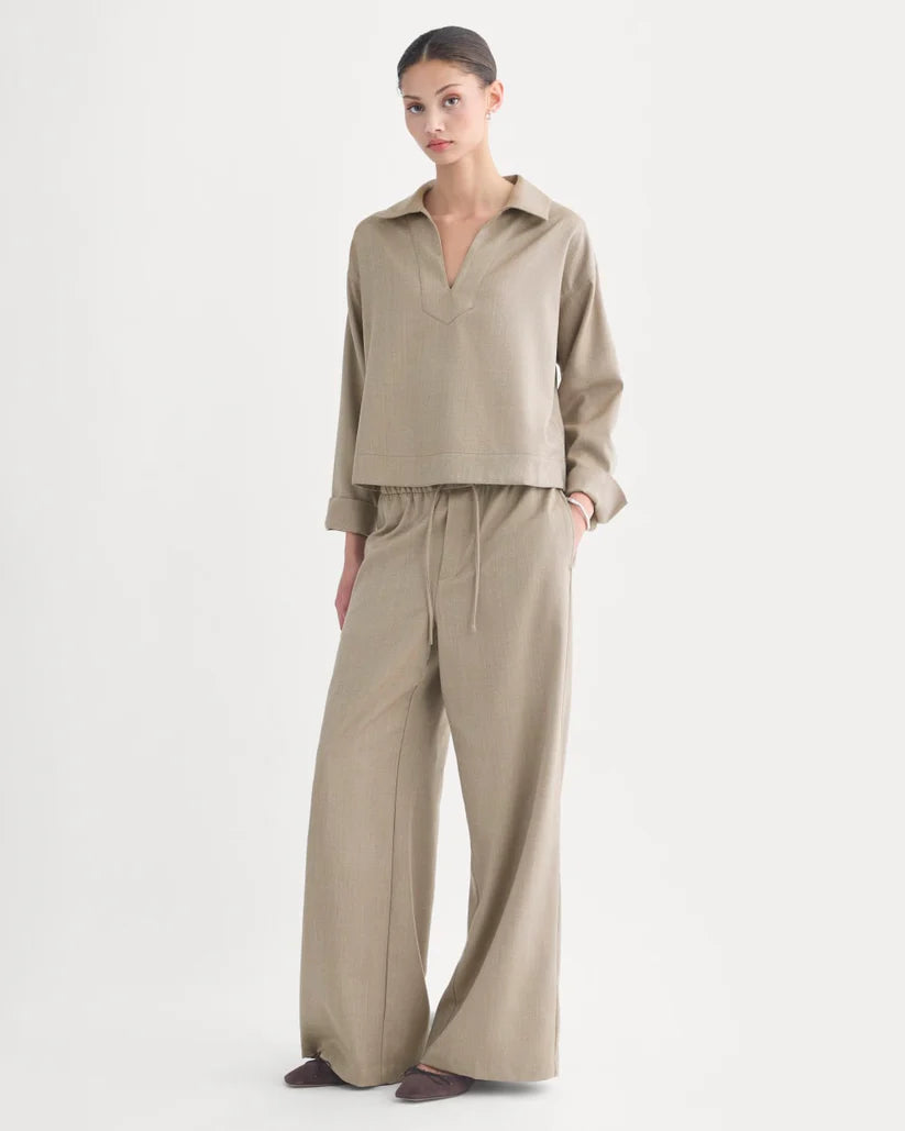 SERENOVAA Overshirt in Tailor Twill