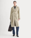 SERENOVAA  ReWool Belted Blanket Coat