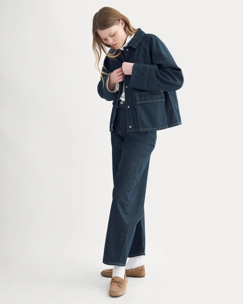 SERENOVAA  Cropped Denim Jacket