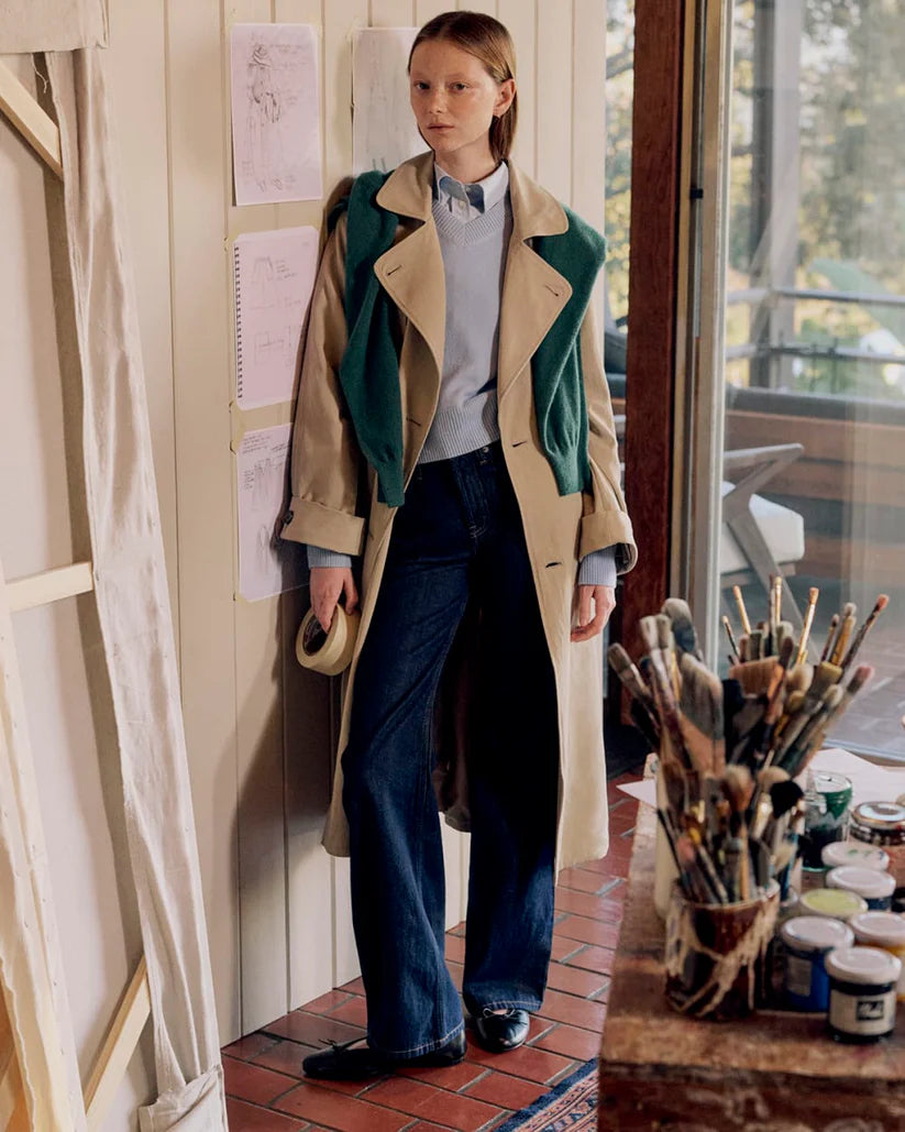 SERENOVAA  Drapey Twill Trench