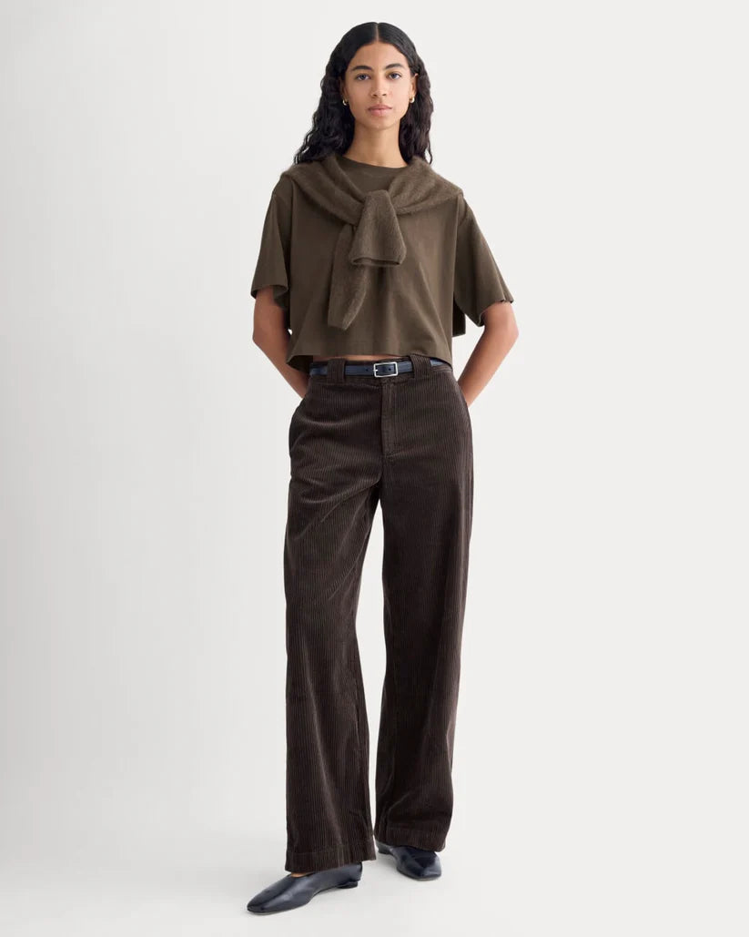 SERENOVAA  The Premium Weight Cropped Tee