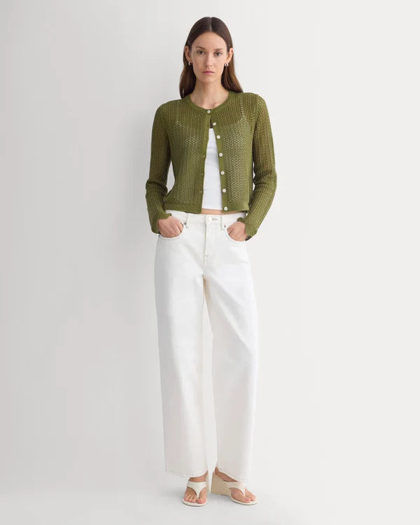 SERENOVAA  Lace-Knit Cardigan