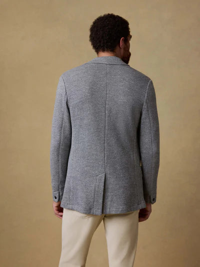 SERENOVAA  Inlet Knit Blazer (Tall) - Medium Grey Melange