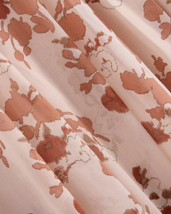 SERENOVAA  Maxi Dress in Silk Georgette