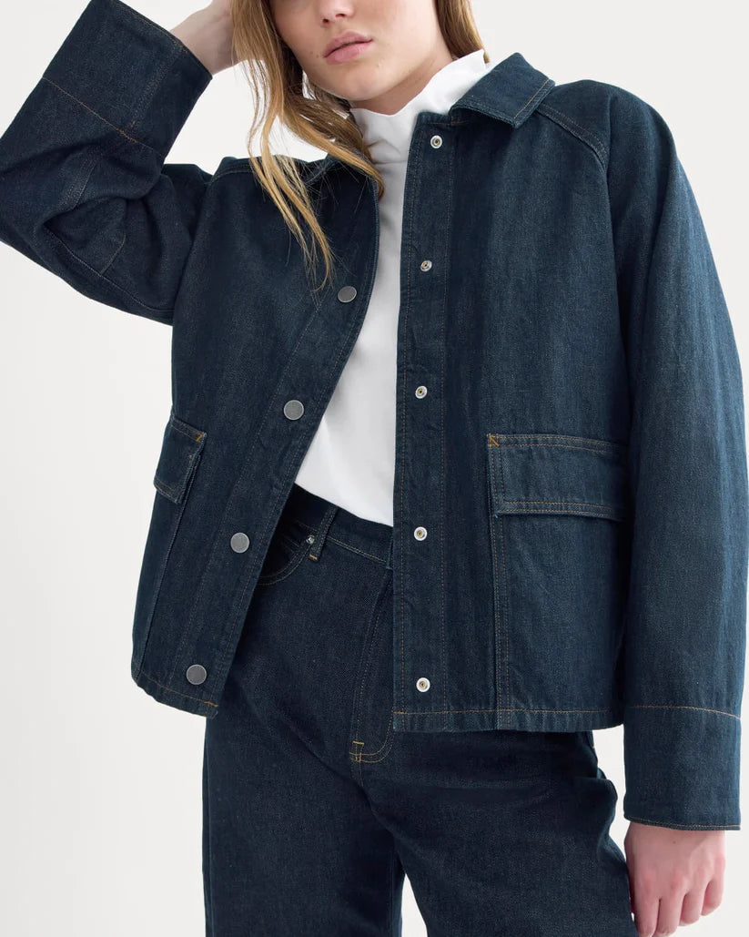 SERENOVAA  Cropped Denim Jacket