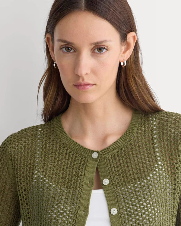 SERENOVAA  Lace-Knit Cardigan