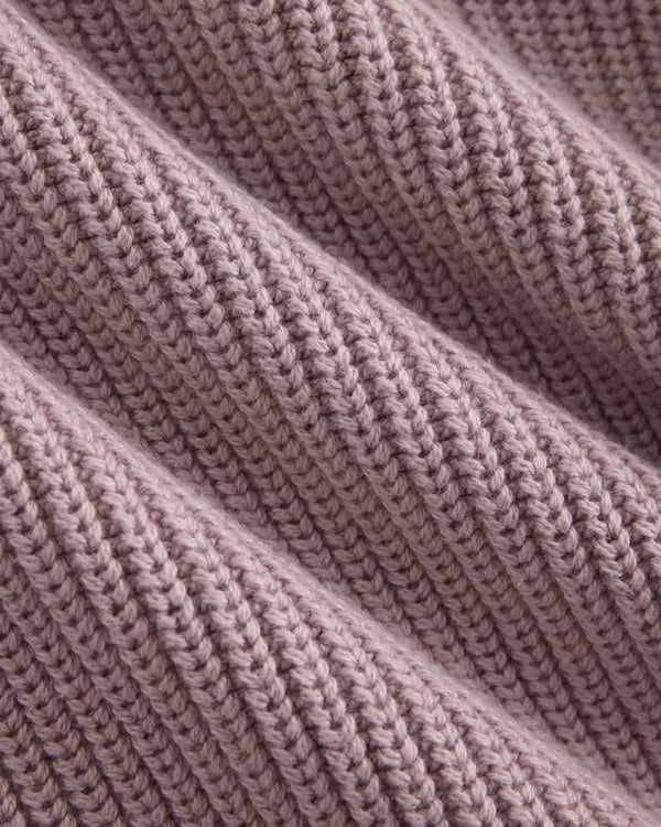 SERENOVAA  Cropped Ribbed Crew in Everyday Cotton