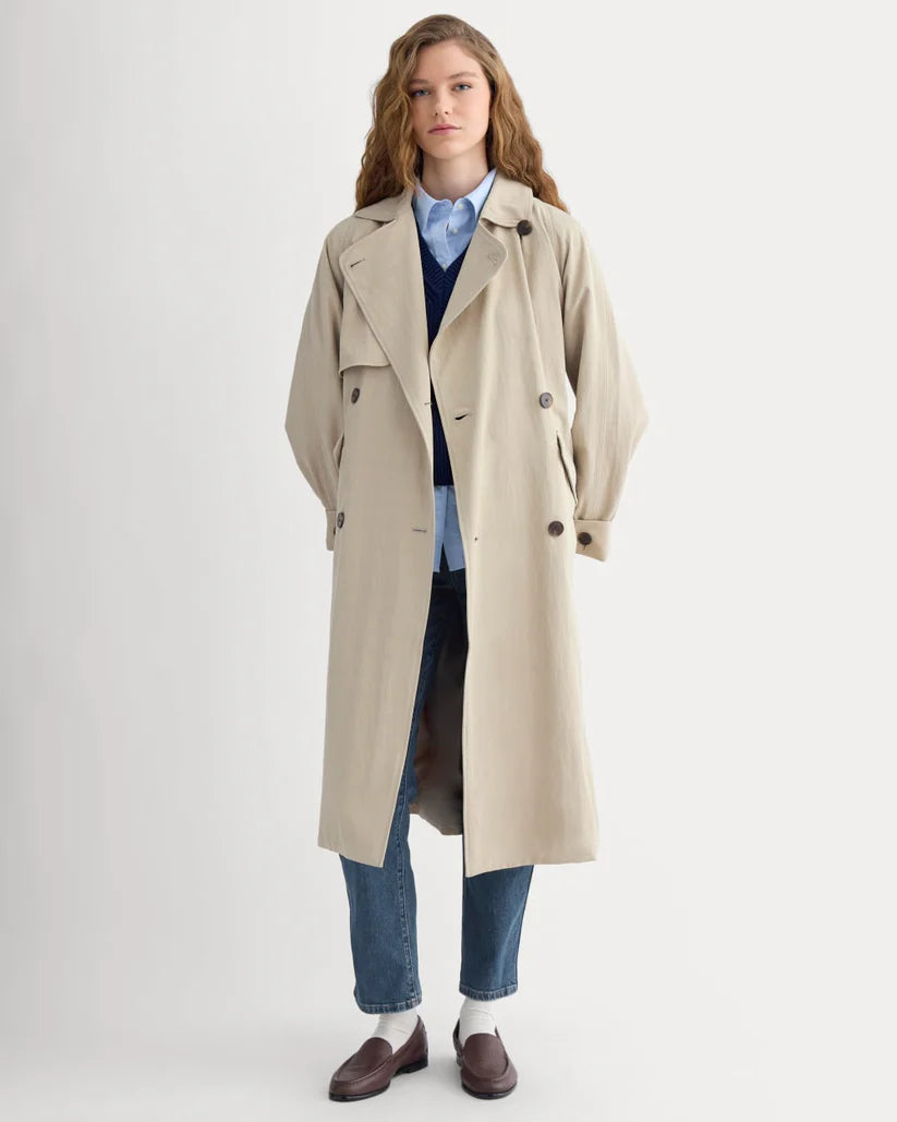 SERENOVAA  Drapey Twill Trench
