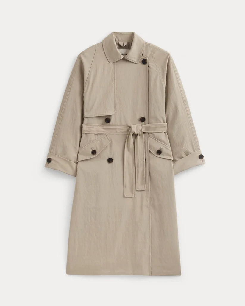 SERENOVAA  Drapey Twill Trench