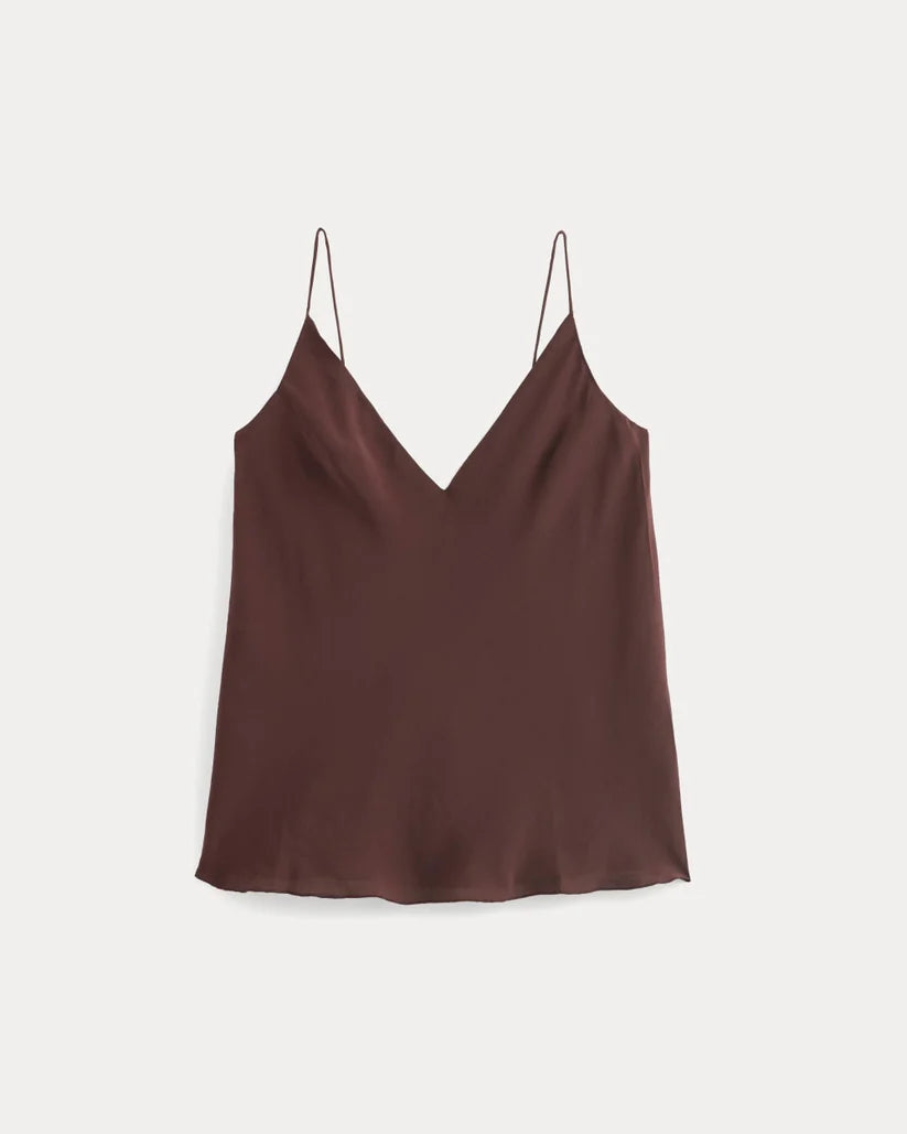 SERENOVAA The Tie Back Cami in Washable Silk