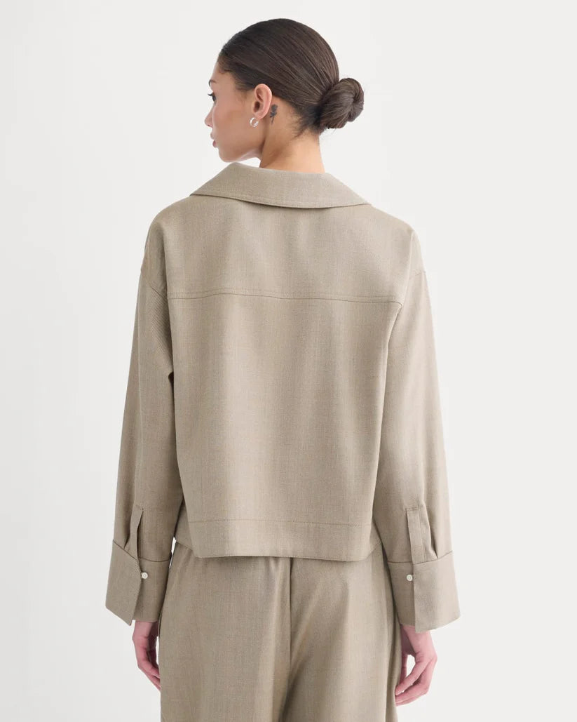SERENOVAA Overshirt in Tailor Twill
