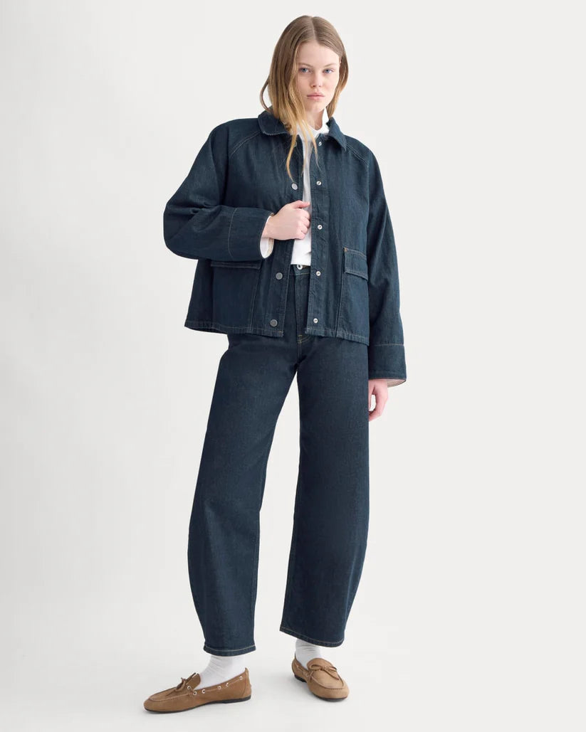 SERENOVAA  Cropped Denim Jacket