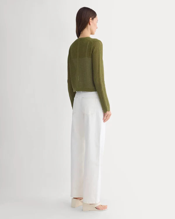 SERENOVAA  Lace-Knit Cardigan